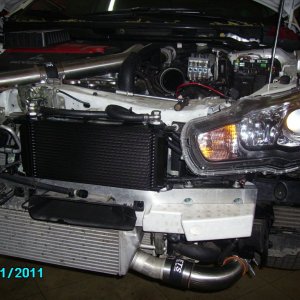 Улучшение охлаждения коробки SST на Mitsubishi Evolution X