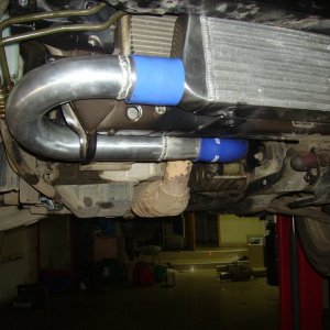 Mitsubishi Outlander Turbo - Пайп с турбы на кулер